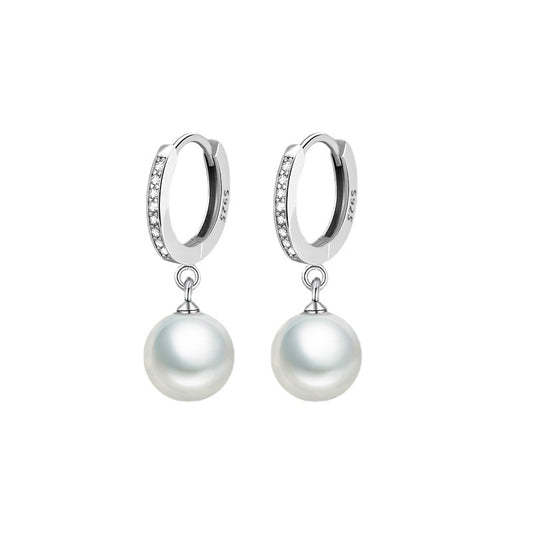 Women's Copper Ear Clip Graceful Eardrops Short Earrings