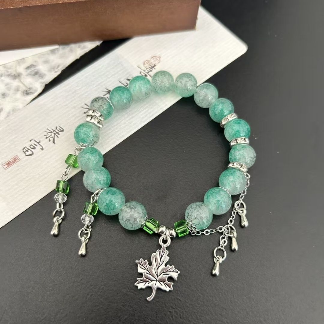 Blues Frost Gradient Blue Snowflake Mermaid Temperament For Boyfriend Bracelet