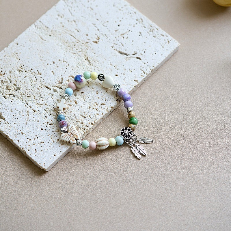 Hand-woven Artistic Ancient Style Beaded Special Interest Bracelet