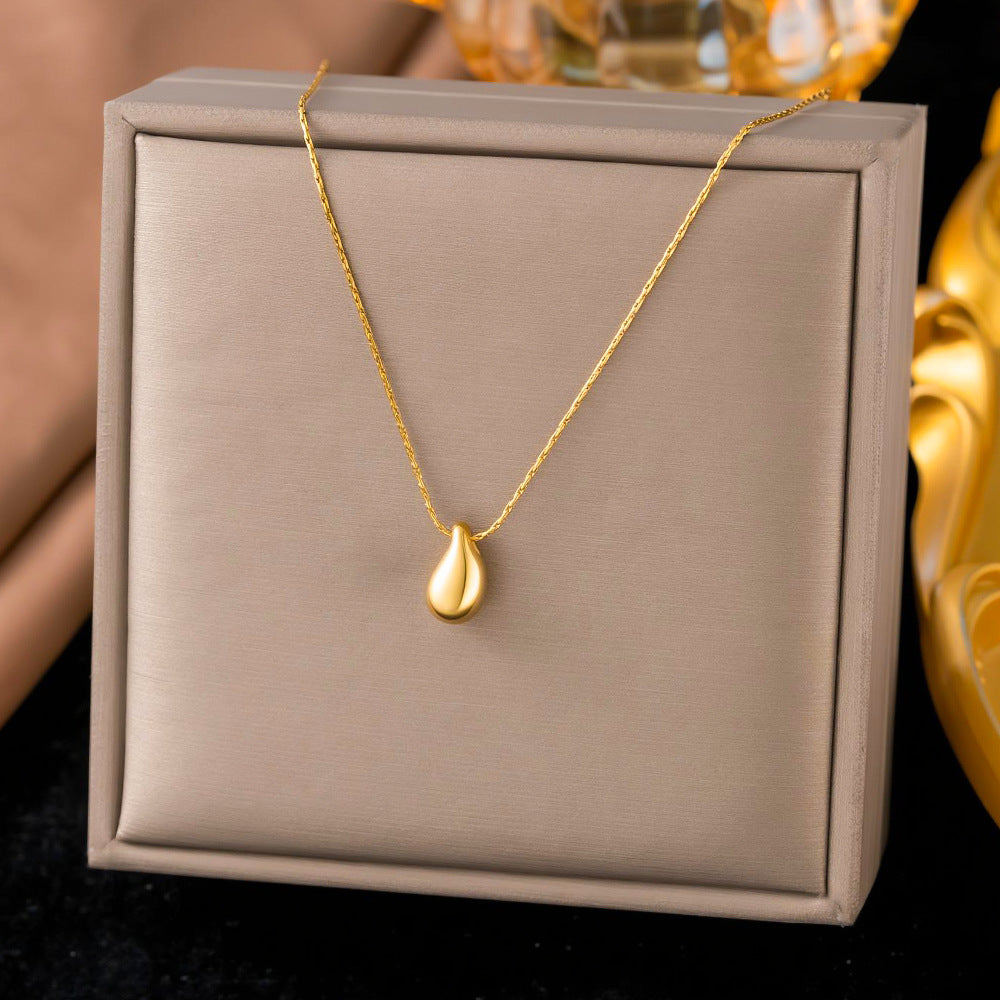 Water Drop Female Niche Bag Simple Affordable Luxury Fashion Temperament Necklace