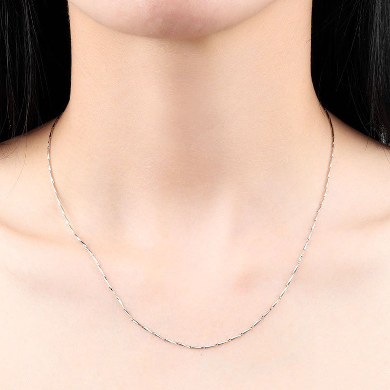 Korean Style Single Chain Female Without Sier Melon Necklace