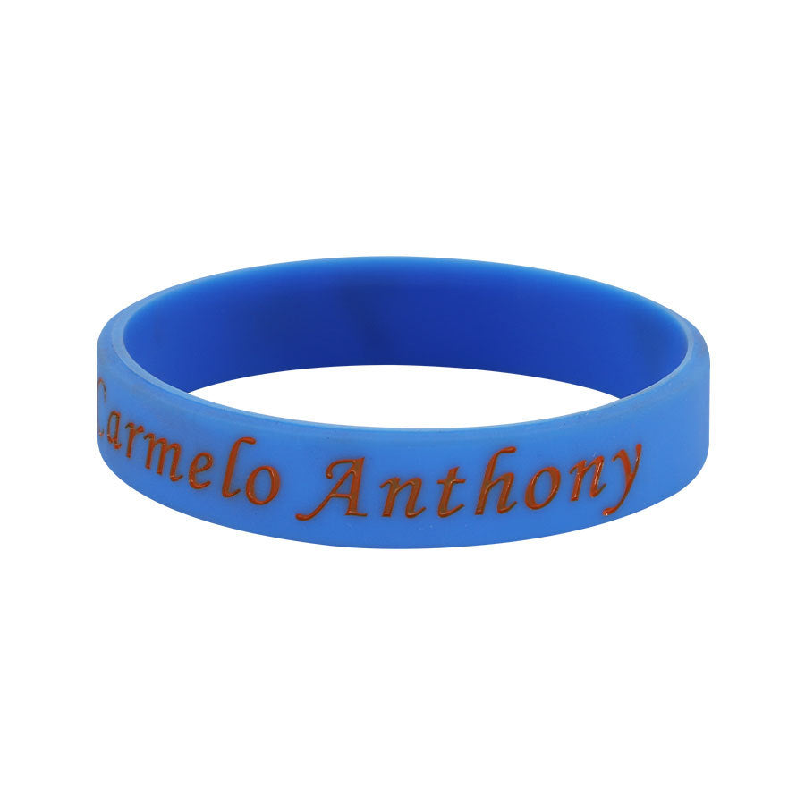 Star Concave Thickened Silicone Kobe James Basketball Bracelet