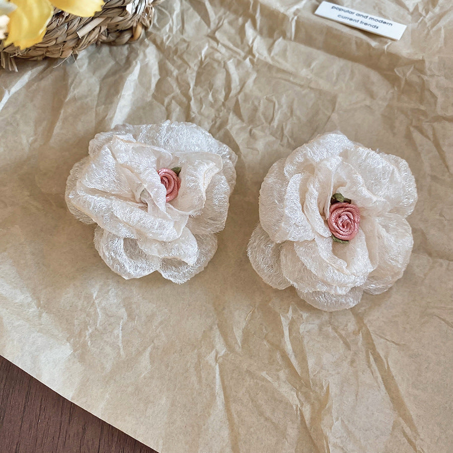 Palette Niche Design Sunflower Flower Female Vacation Style Stud Earrings