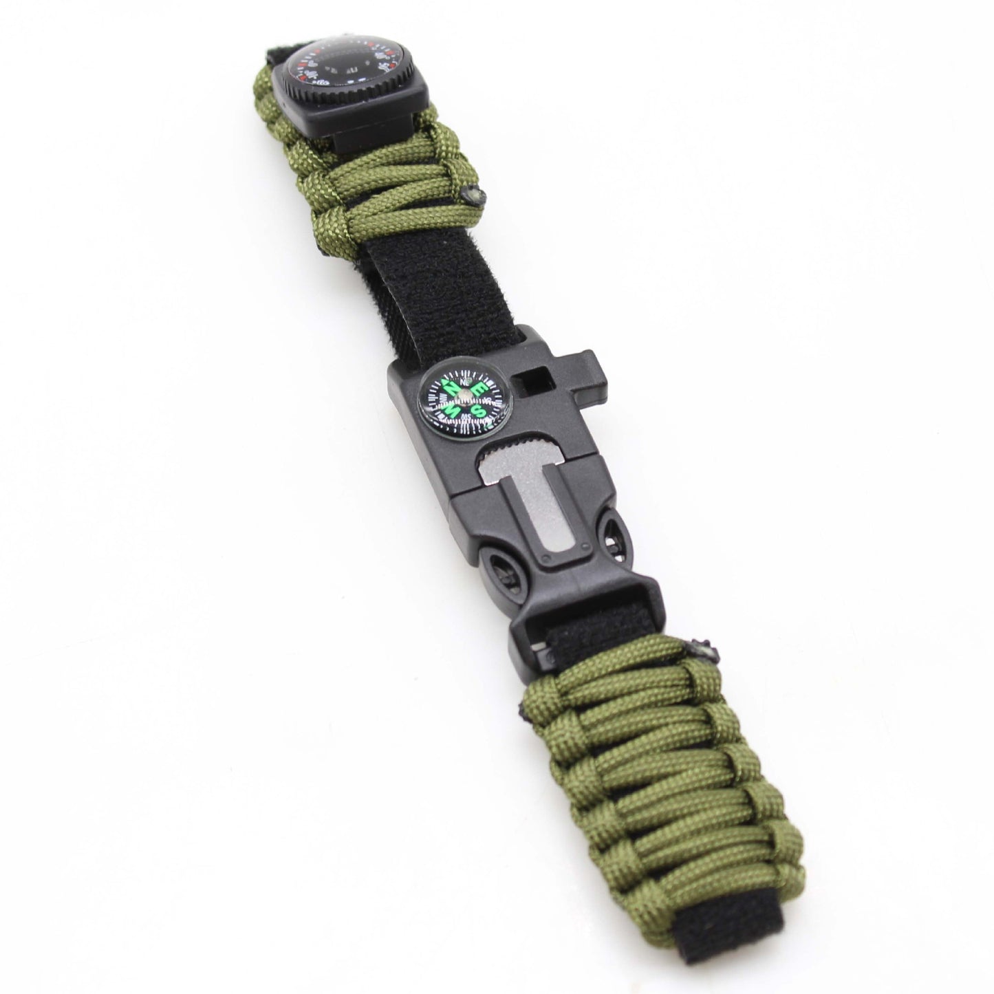 Woven Outdoor Wild Survival Compass Strap Bracelets