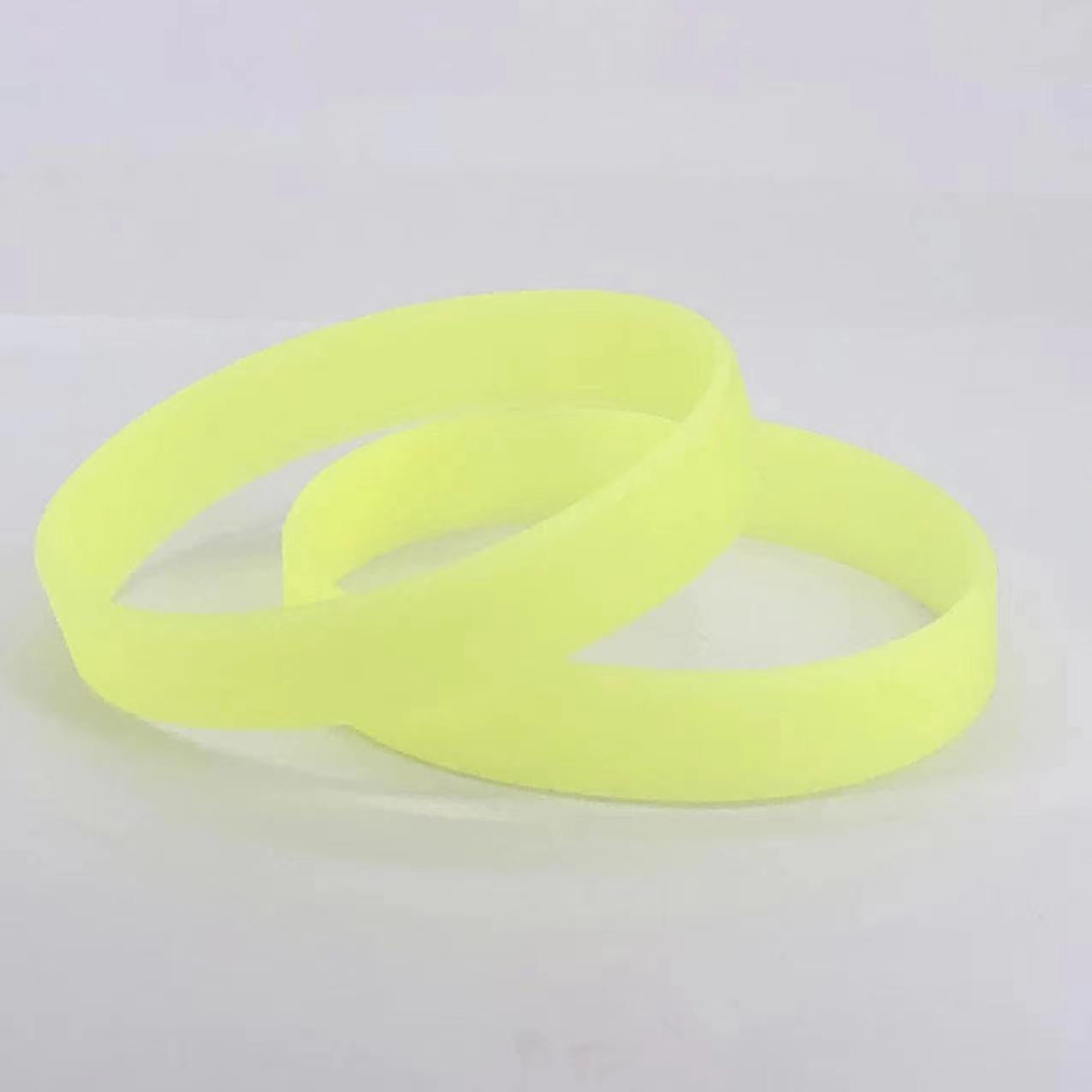 Silicone Night Aperture Adult Sports Group Bracelet