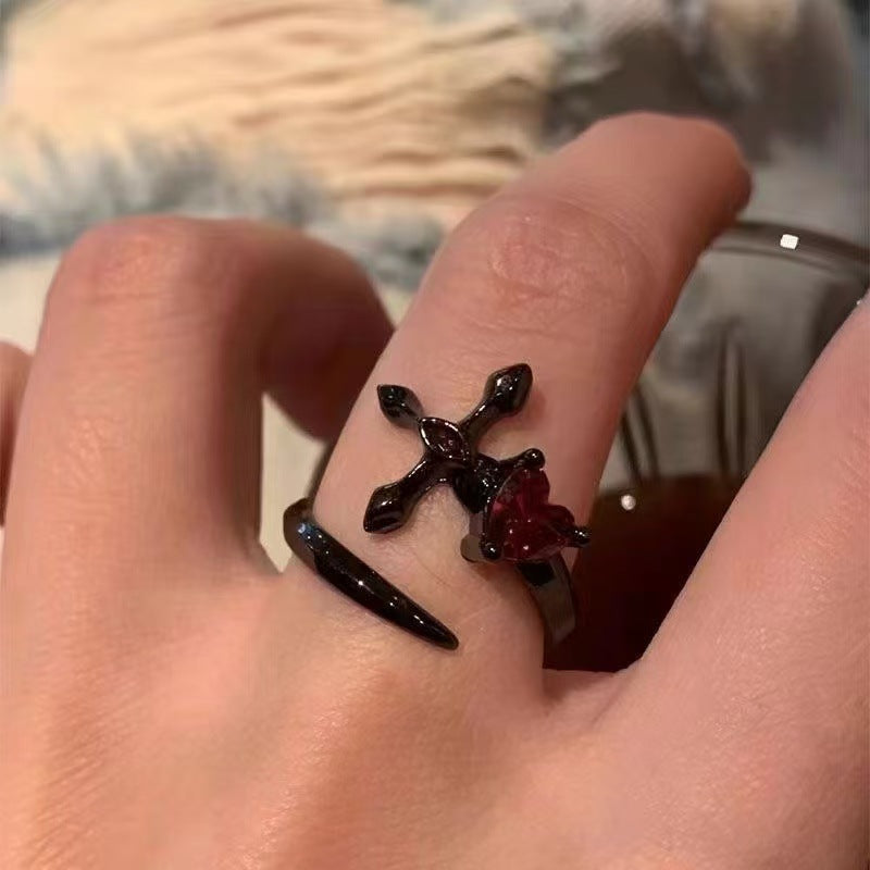 Durable Attractive Versatile Forbidden Romance Niche Ring