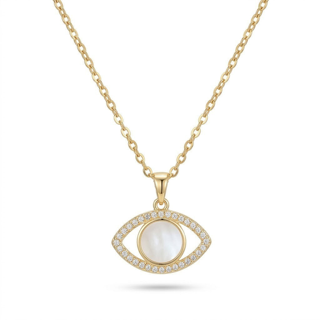 Women's Fashion Devil's Eye Creative Design Elements Popular Clavicle Necklaces
