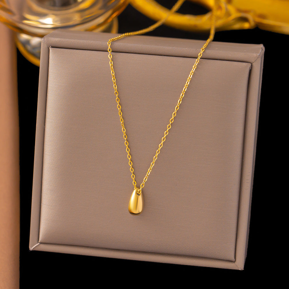 Water Drop Female Niche Bag Simple Affordable Luxury Fashion Temperament Necklace