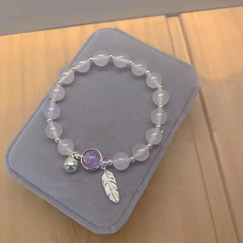 Butterfly Opal Female High Sense Crystal Girlfriends Holiday Bracelets