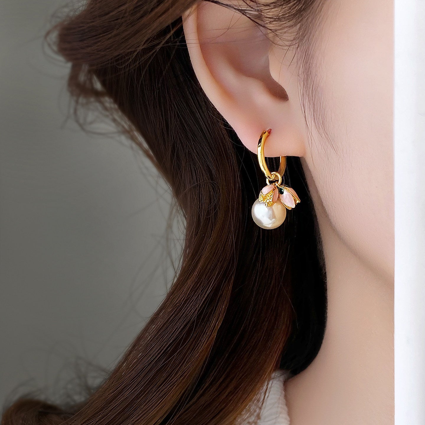 Tulip Pearl Clip Sweet Super Fairy Lily Light Rings