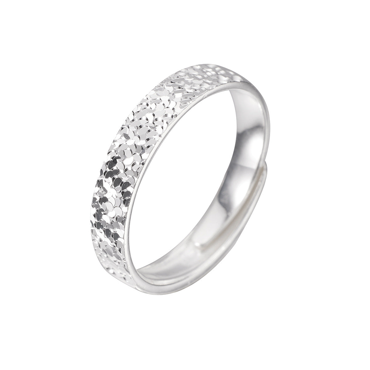 Pure Sier Mush Ice Female Affordable Luxury Fashion Ring