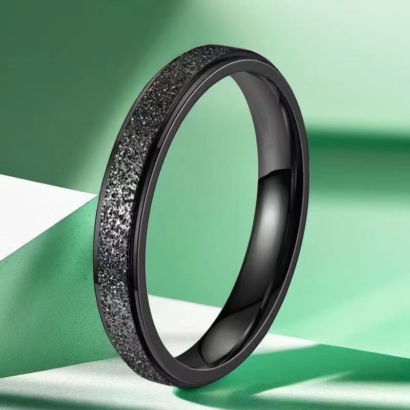 Women's Light Luxury Style Niche Advanced Frosted Ring
