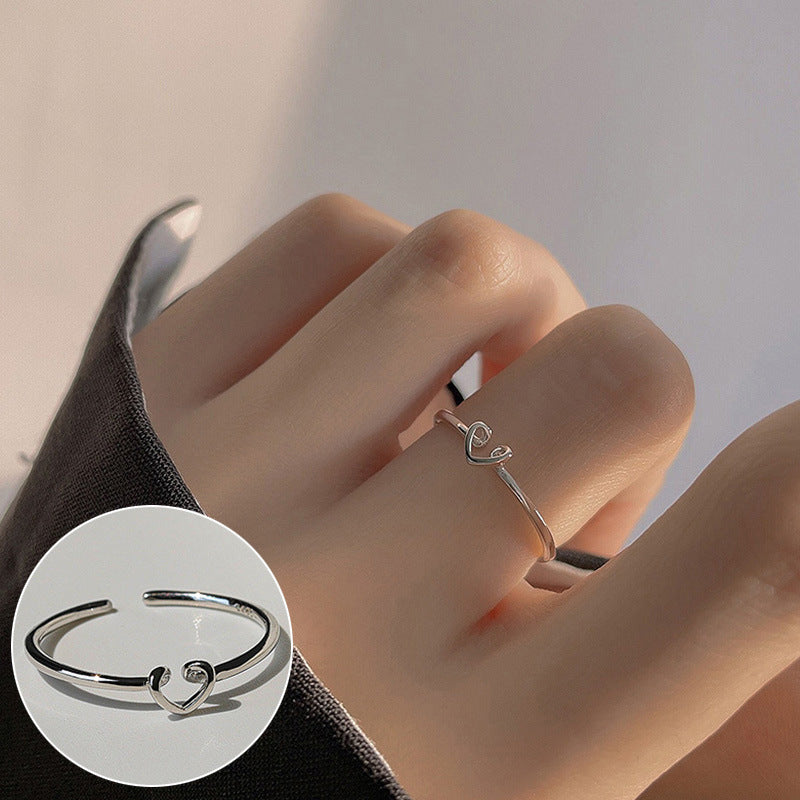 Exaggerated Geometry Female Sier Personalized Hip Rings