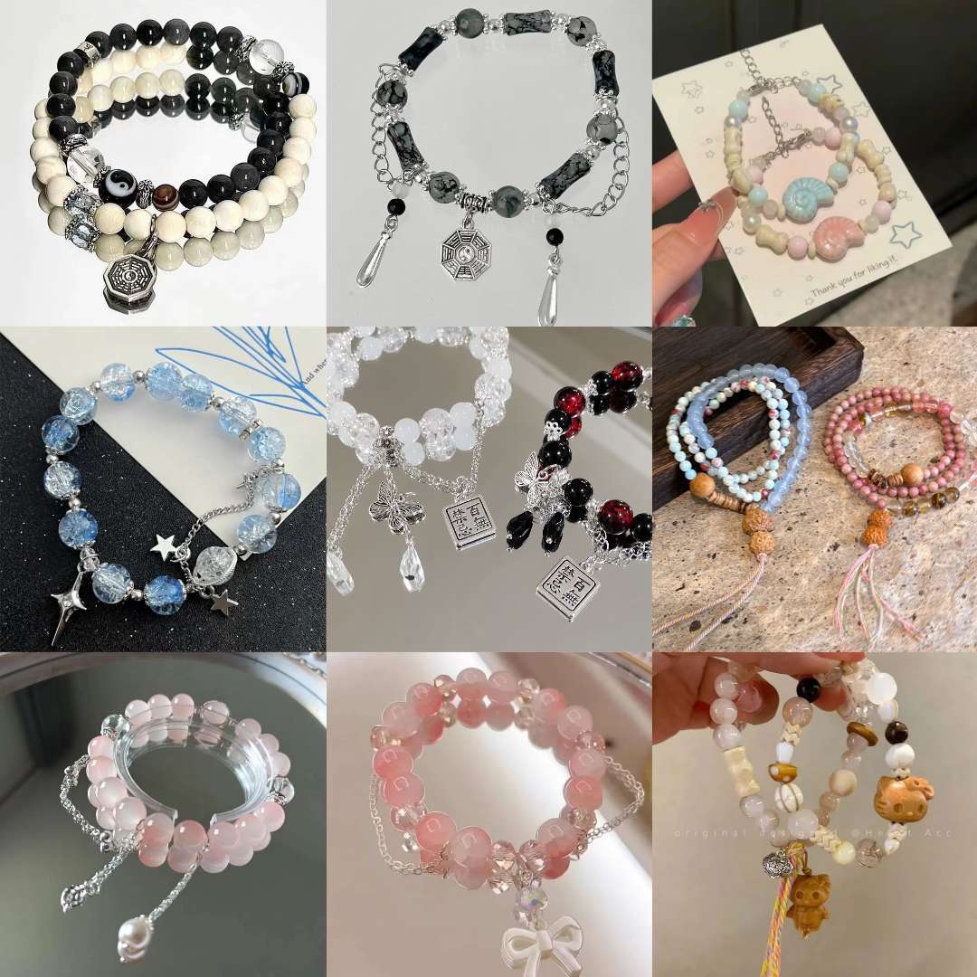 Beaded Tassel Female Design Good-looking Personality Versatile Bracelet