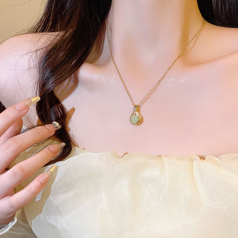 Women's Chinese Zen Ethnic Style Butterfly High-grade Retro Necklace