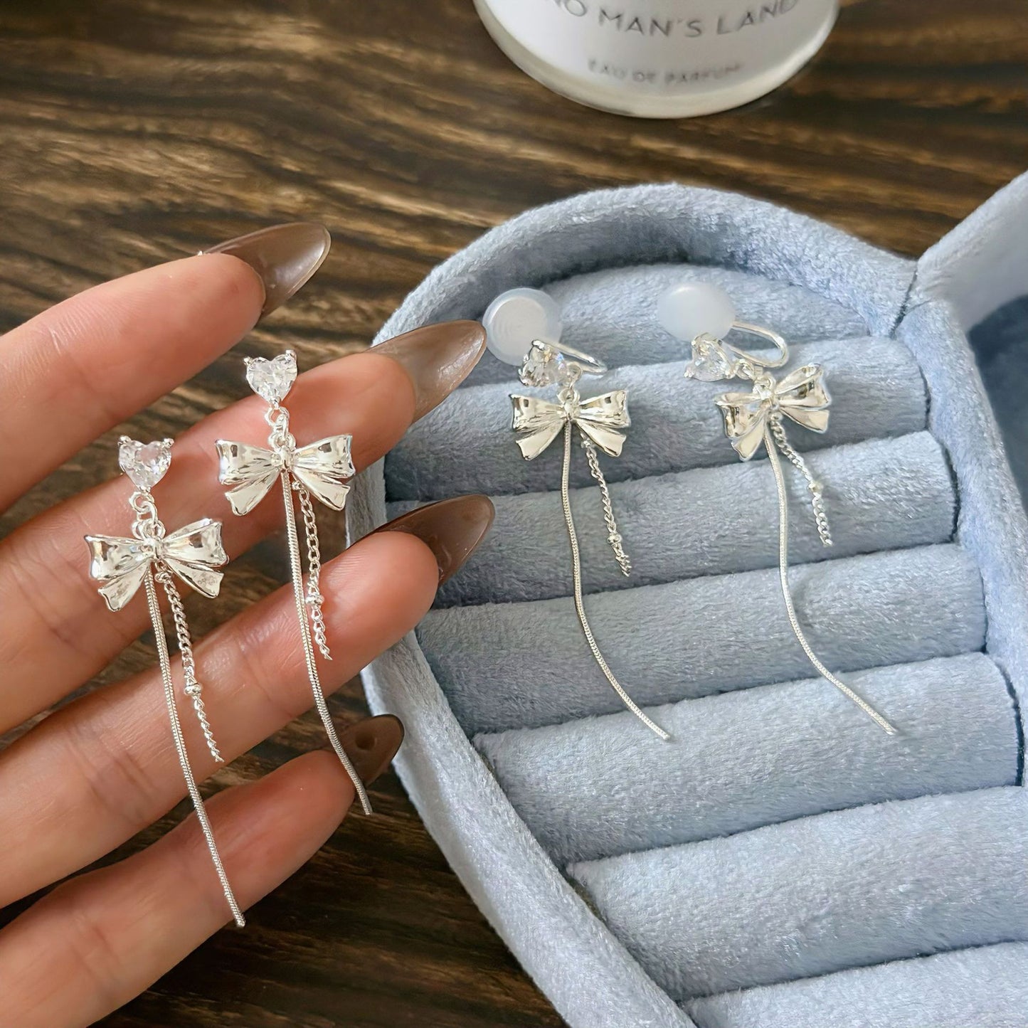 Women's Fringe Needle Zircon Light Luxury Sweet Stud Earrings