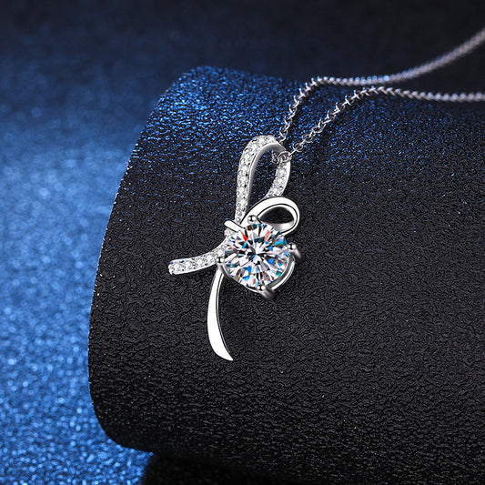 Women's Sterling Sier Plated Diamond Light Luxury Necklaces