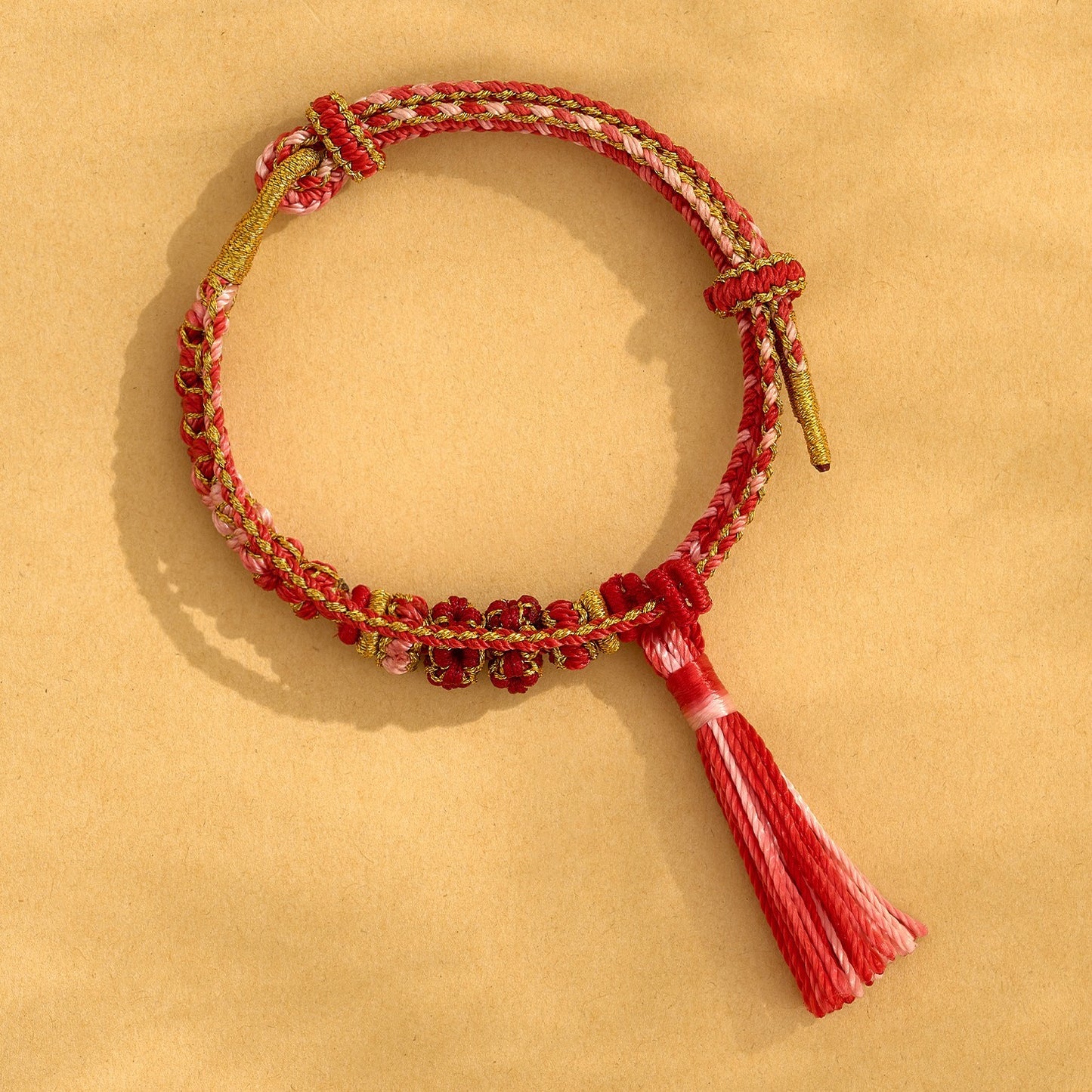 Dragon Boat Festival Colorful Rope Small Red Hand-woven Tiger Head Bracelet