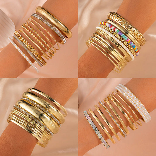 Women's Fashion Geometry Pattern Bohemian Vintage Bracelet