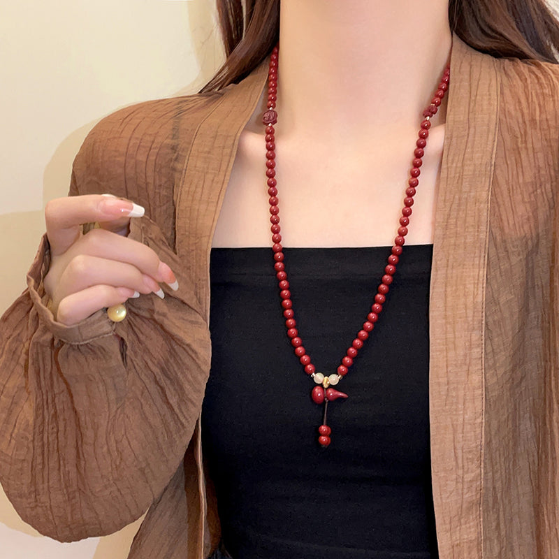 Women's Cinnabar Life High-grade Long Light Luxury Bracelet