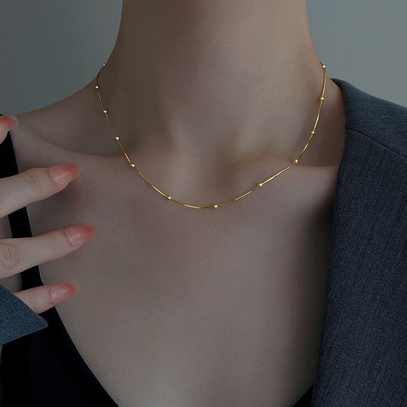 Women's Chain Light Luxury Hot Simple Twin Necklaces