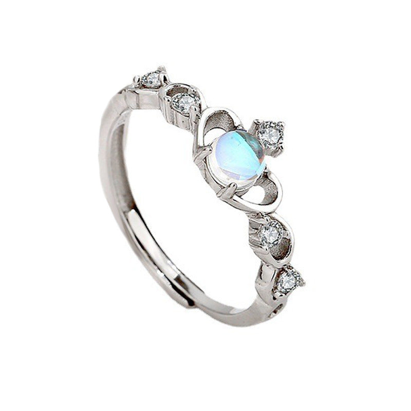 Twin Female Design Cold Wind Opening Ring