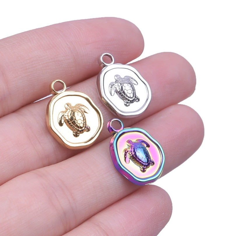 Stainless Steel Turtle Light Luxury Minority Vacuum Necklaces