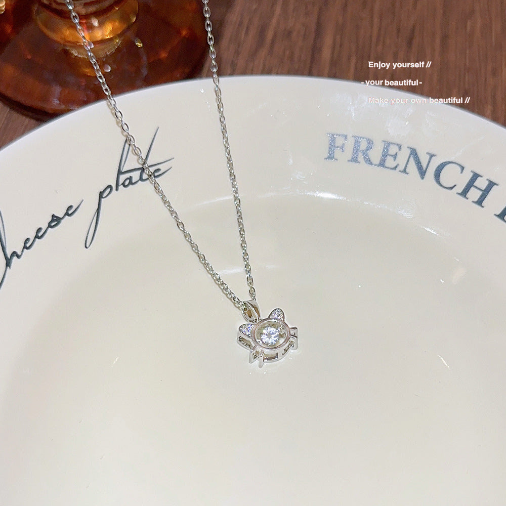 Fashion Titanium Steel Female Niche Simple Temperament Necklaces