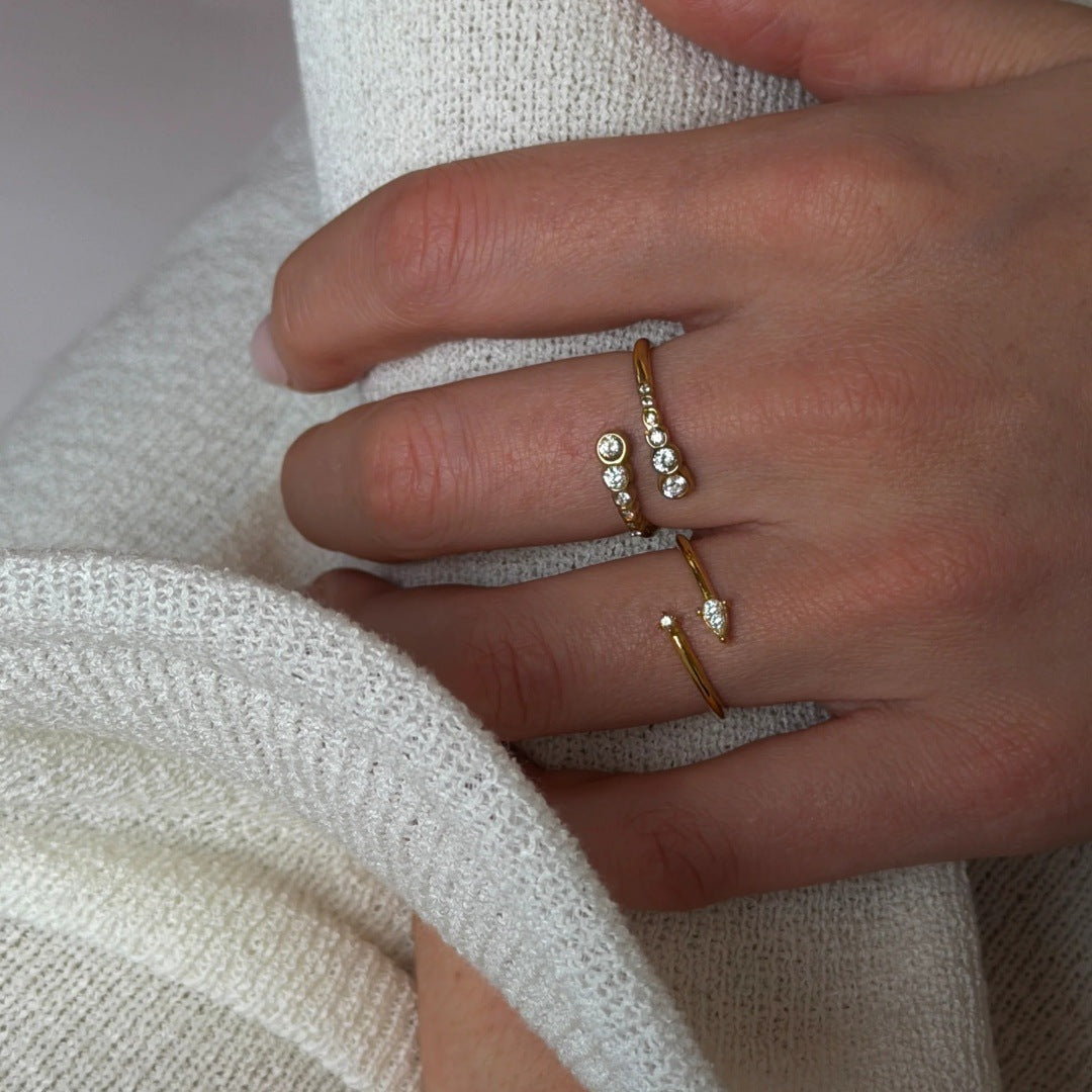 Design Advanced Metal Copper Plated Real Ring