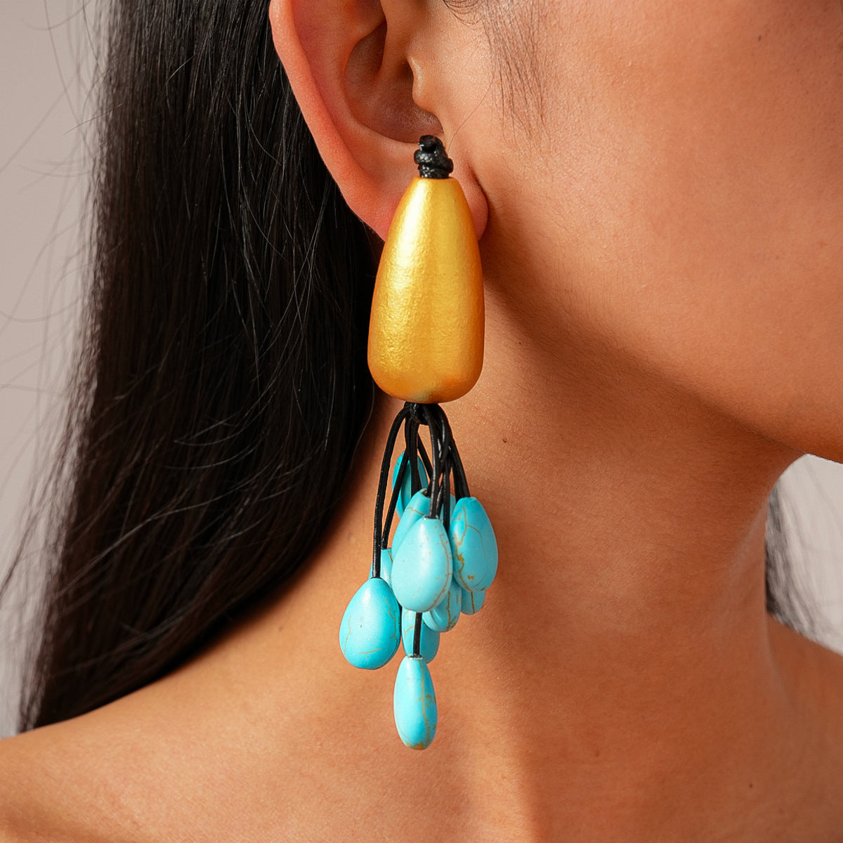Exaggerated Personalized Niche Ethnic Style Retro Earrings