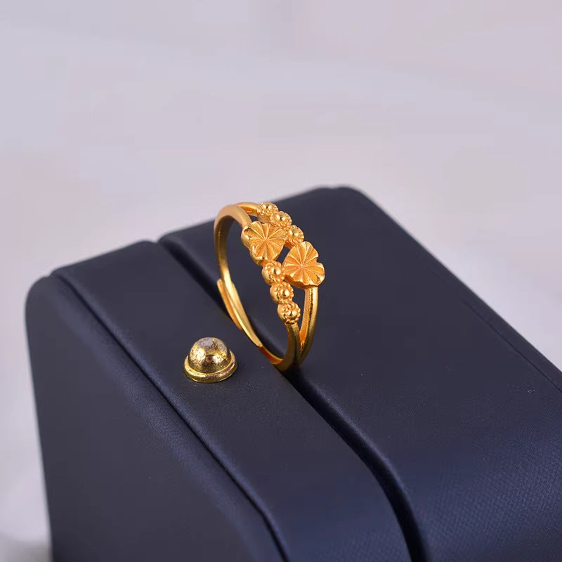 Women's Shaped Love Adjustable Wild Opening Gifts Ring