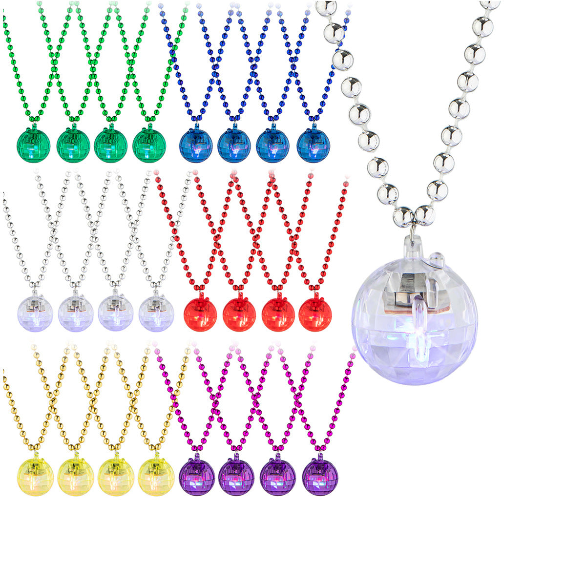 Colorful Laser Reflecting Light Balls Nightclub Pendants