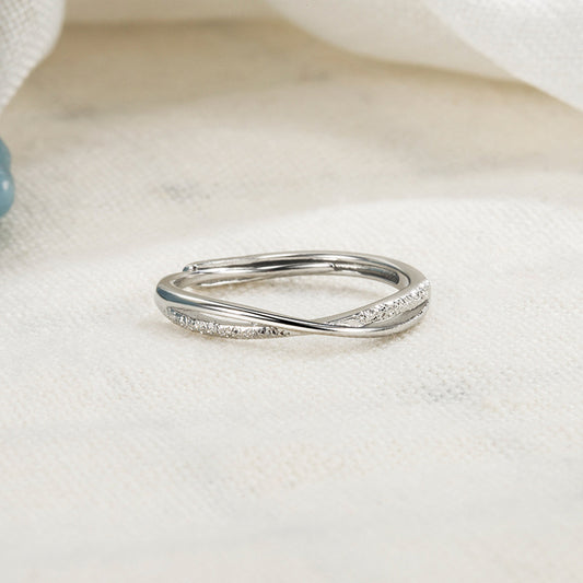 Female Light Luxury Simple Fashion Personality Design Cold Wind Ring