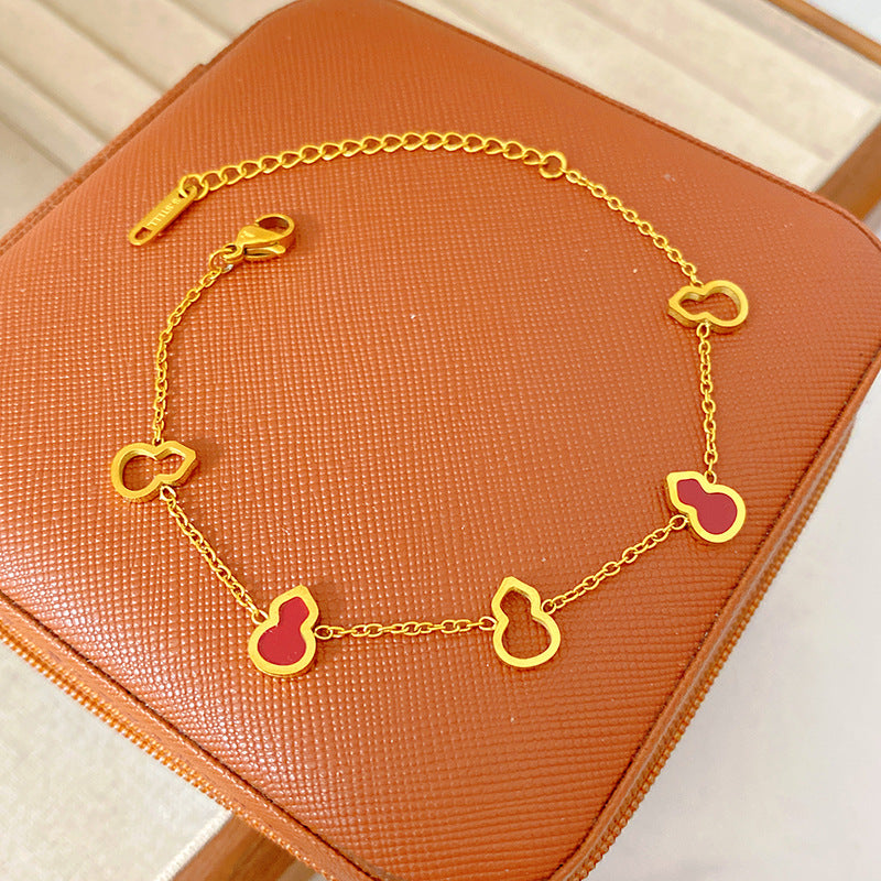 Light Luxury Micro Inlaid Zircon Woven Wire Mesh Fashion Temperament Bracelet