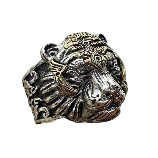 Men's God's Eye Domineering Tiger Head Original Life Twee Rings