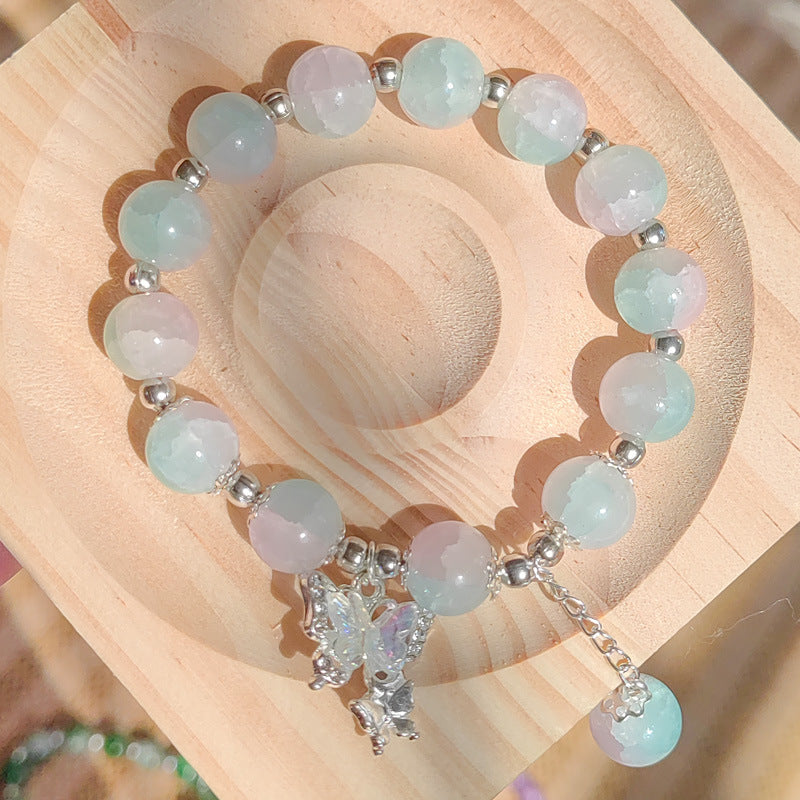 Glass Butterfly Female Ocean Style Imitation Bracelets