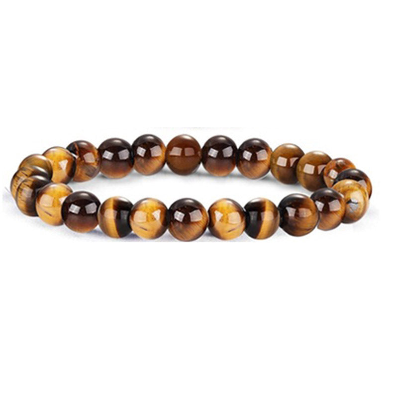 Eye White Turquoise Beaded Volcanic Rock Pink Crystal Hematite Bracelets