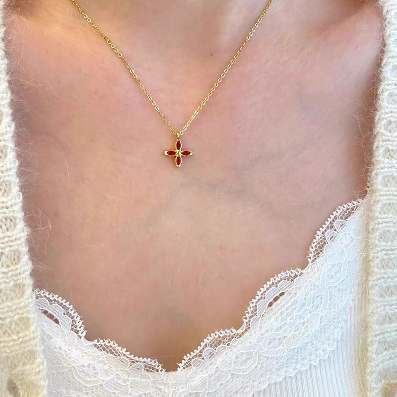 Women's Heart Light Luxury Minority Clavicle Chain Cold Necklace
