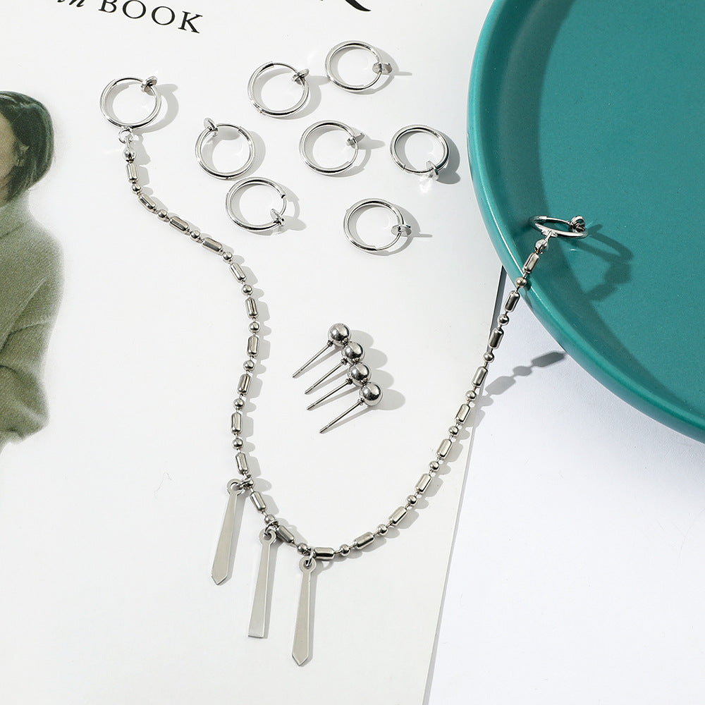 Animation Series Peripheral Characters Yi Gong Village Earrings