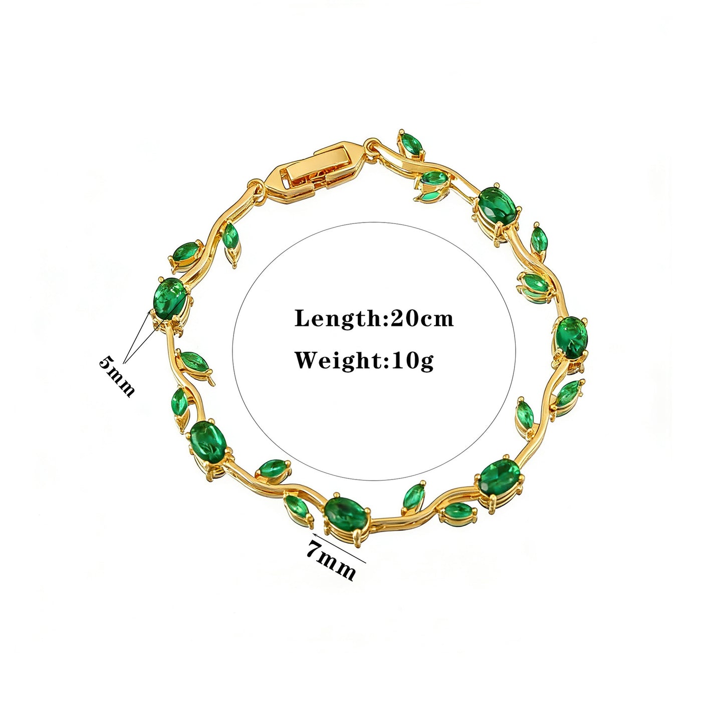 Women's Light Luxury High-grade Copper Zircon Fashionable Bracelets