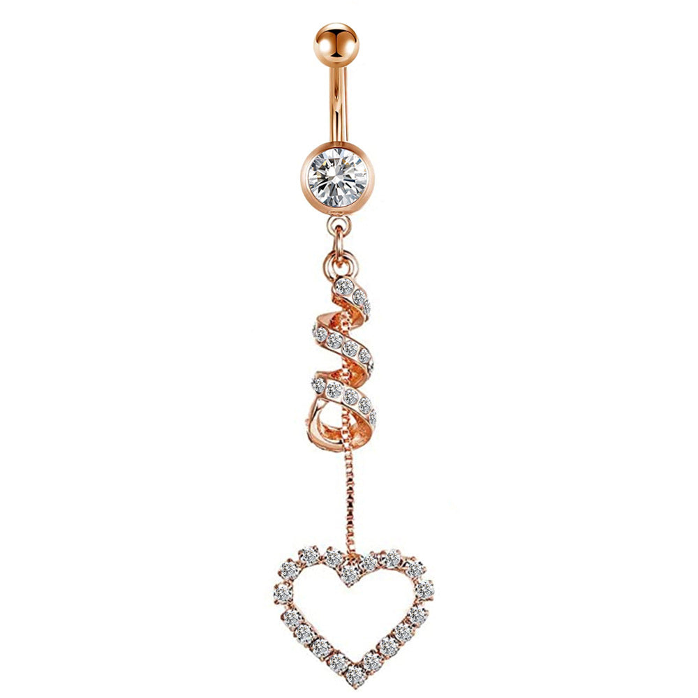 Mix Match Zircon Navel Suit Human Body Rings