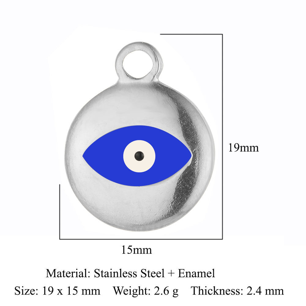 Eyes Stainless Steel Eye Of God Ornament Pendants