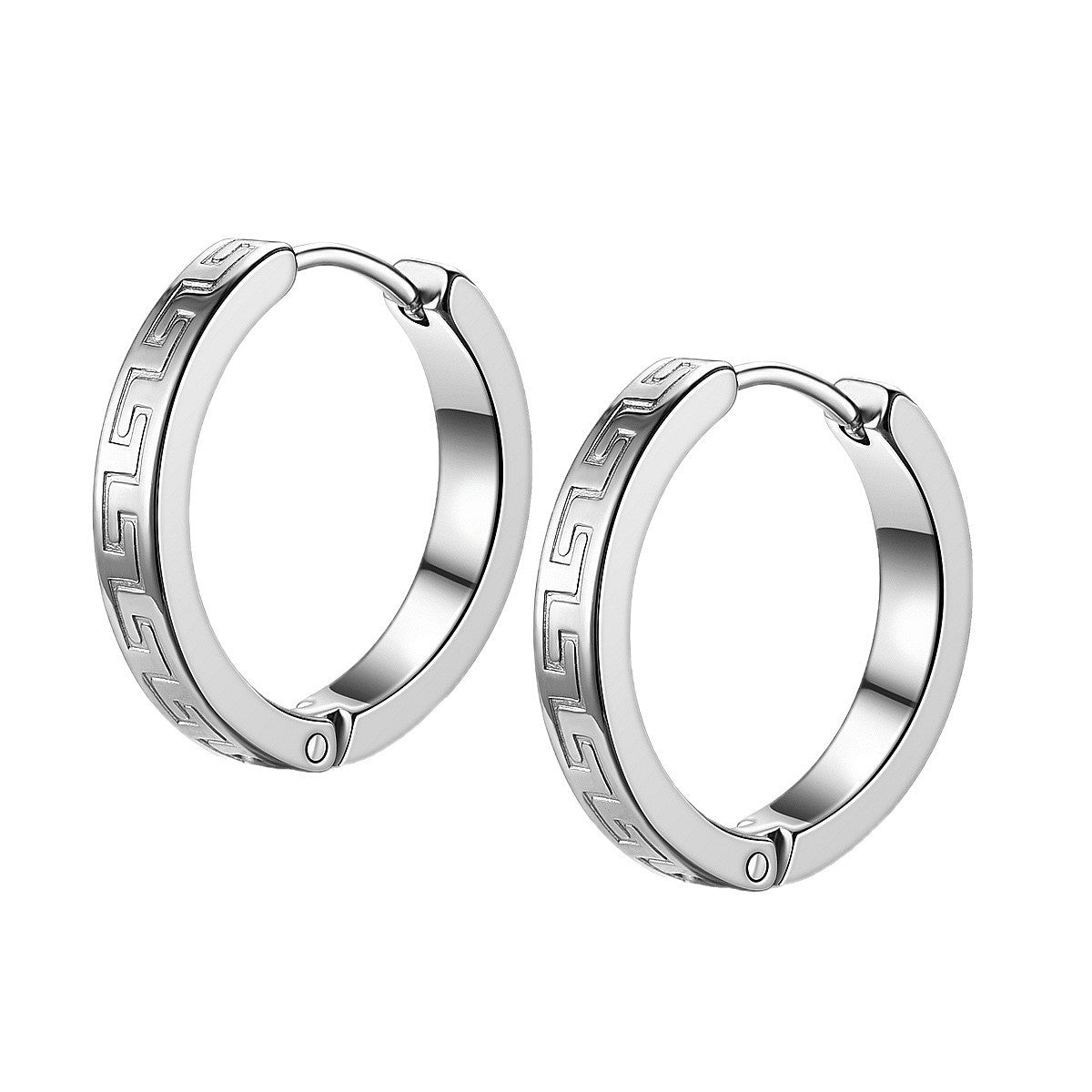 Stainless Steel Ear Male Female Personality Earrings