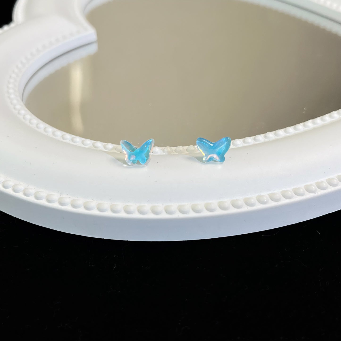 Six Sier Butterfly Bear Fairy Style Earrings