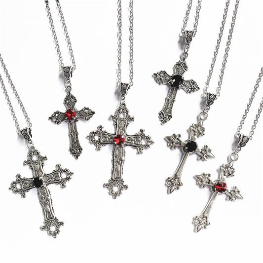 Diamond Jewelry Style Gothic Punk Charm Necklaces