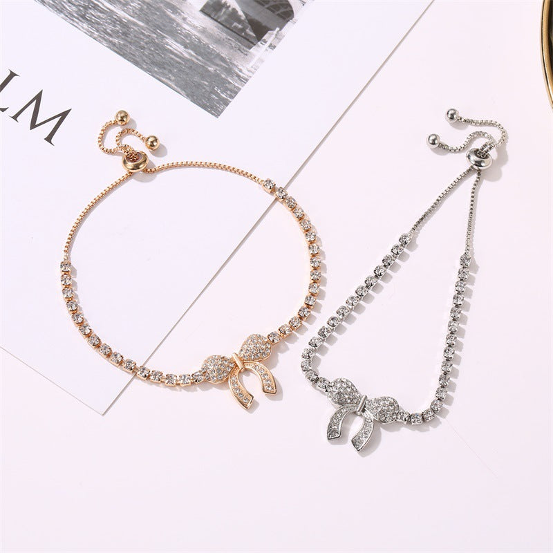 Sweet Full Diamond Butterfly Fashion Crystal Bracelets