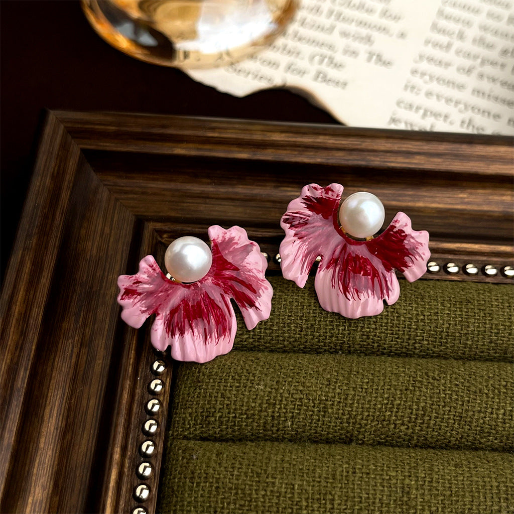 Flower Sier Needle Affordable Luxury Style Zircon Rings