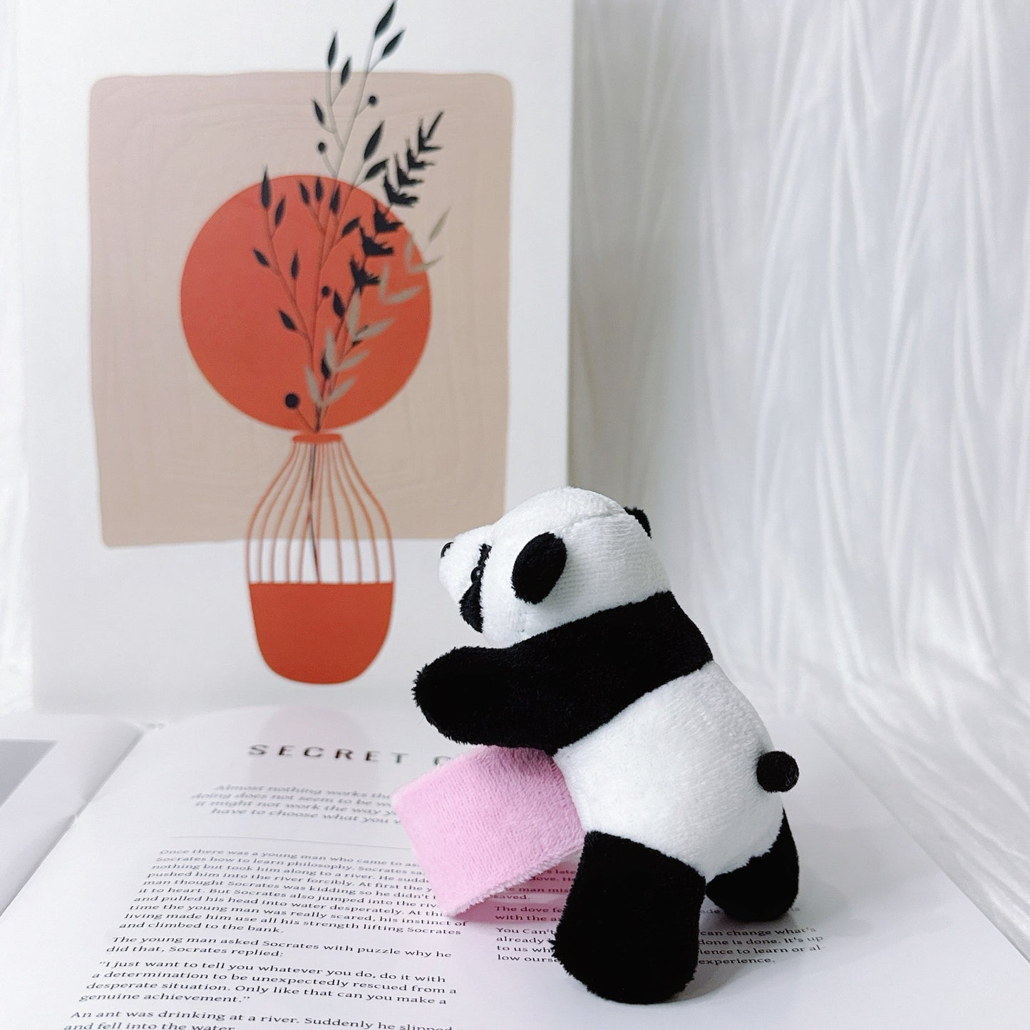 Cute Doll Plush Toys Decorations Sichuan Tourist Souvenir Cartoon Lying Bracelets