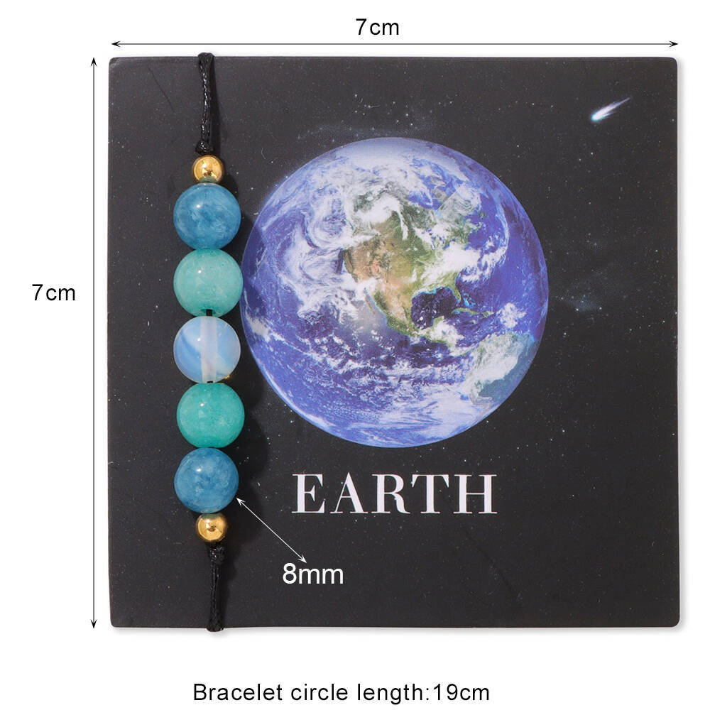 Women's & Men's Stone Beaded Card Universal Star River Bracelets