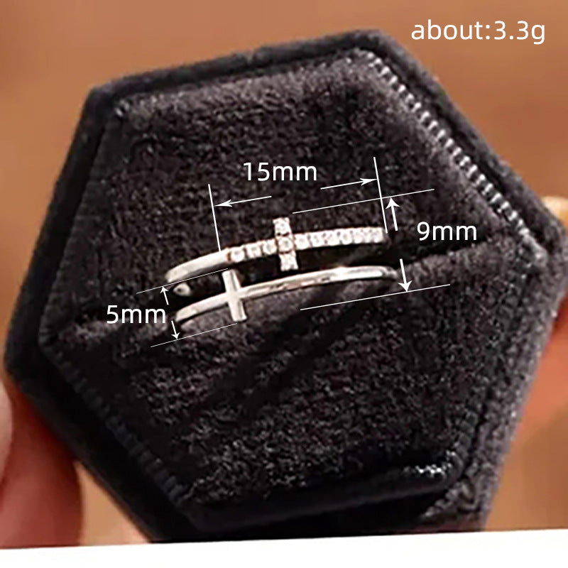 Female Fashion Personalized Cold Style Light Ring